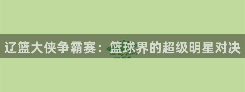劲爆体育在线直播nba高清观看：辽篮大侠争霸赛：篮球界的超级明星对决