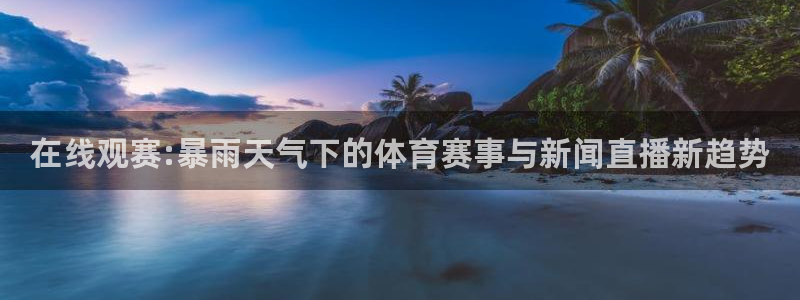 劲爆体育nba今天直播：在线观赛:暴雨天气下的体育赛事与新闻直播新趋势